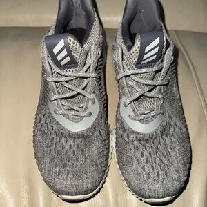 Adidas Gray Knit Sneakers